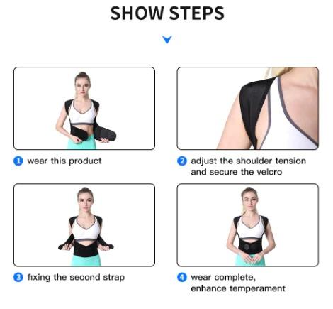 Adjustable Back Posture Corrector – Pain Relief Support Belt for Men & Women
