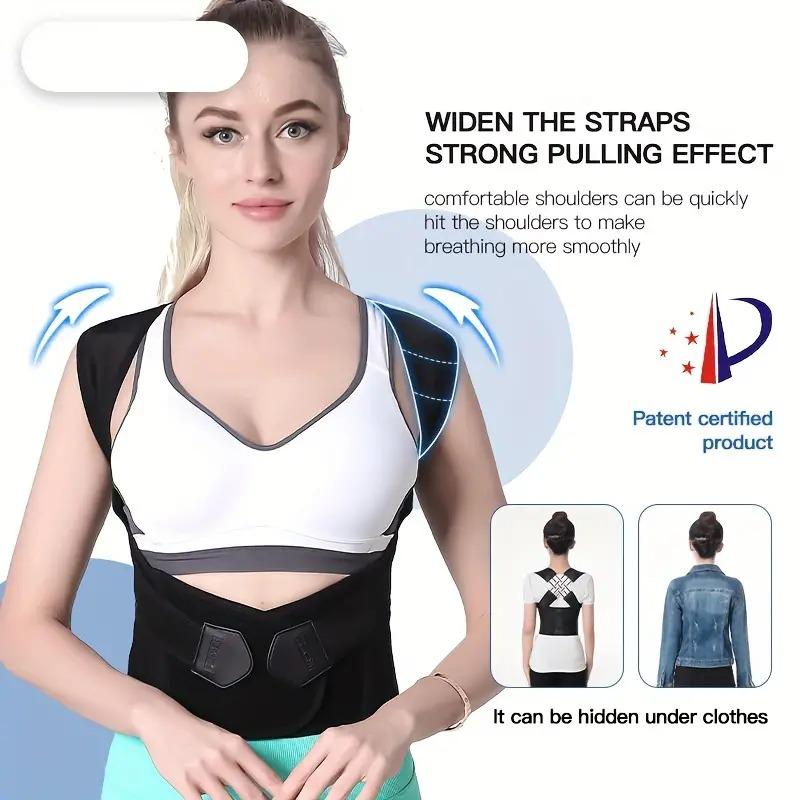 Adjustable Back Posture Corrector – Pain Relief Support Belt for Men & Women