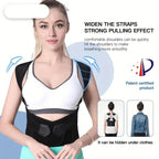 Adjustable Back Posture Corrector – Pain Relief Support Belt for Men & Women